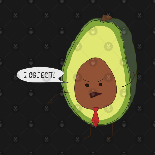 Discover Abogado Avocado I Object! - Avocado Pun - T-Shirt