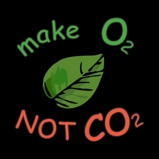 make O2 NOT CO2 leaf by RosArt100