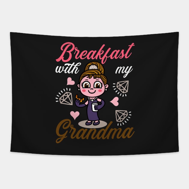 Breakfast with my Grandma Tapestry by byTxemaSanz