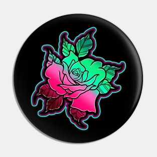 colorful gradient blend rose Pin