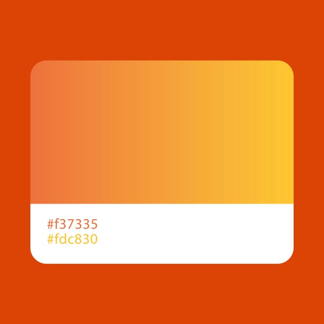 Orange Color palette by Pacesyte