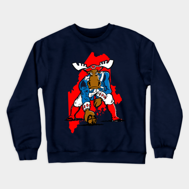 patriots moose sweatshirt