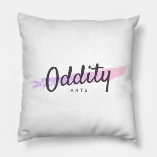 oddity arts logo Pillow