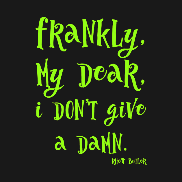 Frankly, my dear, I don’t give a damn by Voishalk