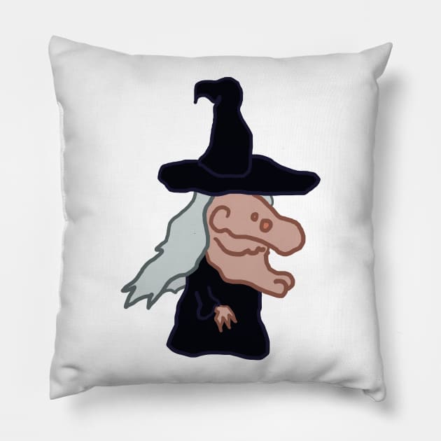 baba yaga Pillow by Slavstuff