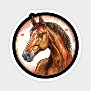 Horse Lover Design Magnet