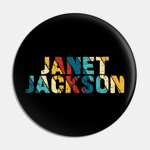 Retro Color - Janet jackson Pin by Arestration