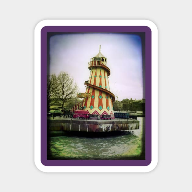 Helter Skelter Magnet by kathyarchbold