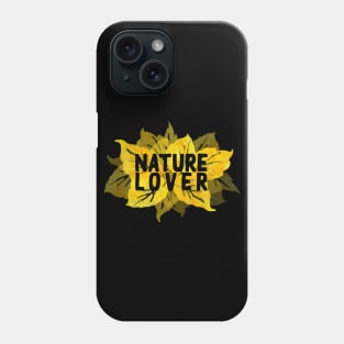 Nature lover gold floral design Phone Case