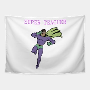 super teacher simple design Tapestry