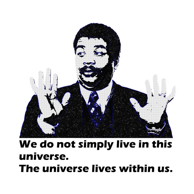 Space Neil Tyson funny design - Universe - Phone Case