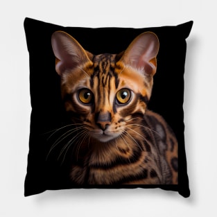 Bengal Cat - A Sweet Gift Idea For All Cat Lovers And Cat Moms Pillow