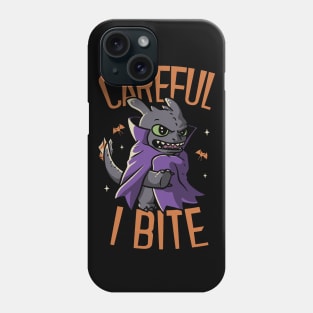 Careful I Bite Funny Cute Spooky Phone Case