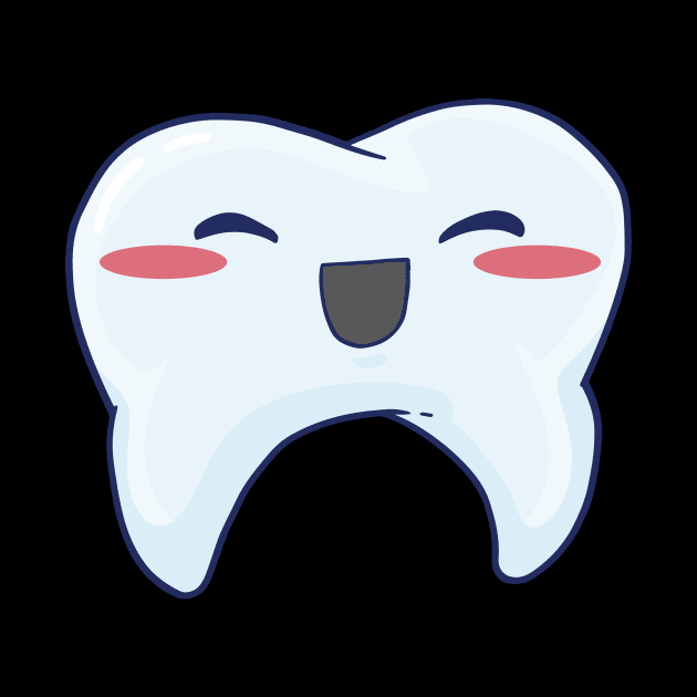 Tooth Dental Dentist Kawaii by CreativeGiftShop