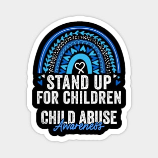 Child Abuse Prevention Awareness Month Blue Ribbon gift idea Magnet