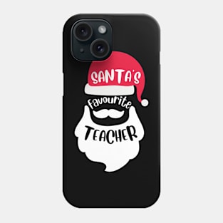 Santa's Favourite Teacher Phone Case