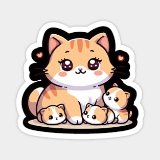 Cute Cat Mama Magnet