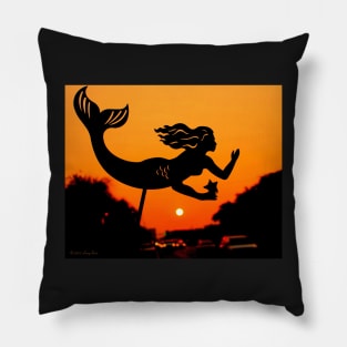 Burnt Umber Mermaid Pillow