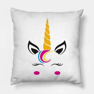 Cute Unicorn facemask Pillow