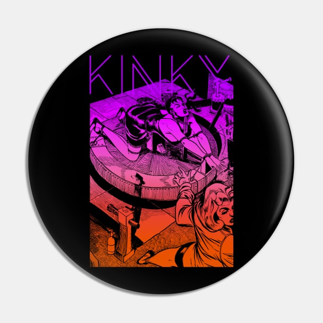 Vintage Bondage Dominatrix Lingerie Kinky submission Girl Pin by Juandamurai