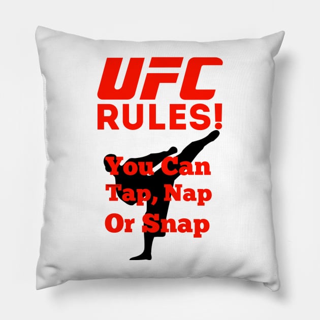 UFC Rules Pillow by FirstTees