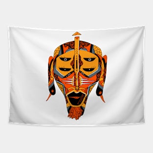 Orangrey African Mask No 11 Tapestry