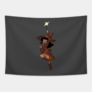 Spell Yeah Cute Witch Fall Outfit Variant (No Text) Tapestry