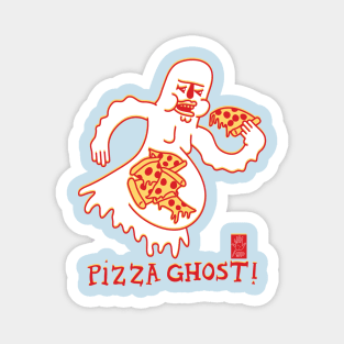 PIZZA GHOST! Magnet