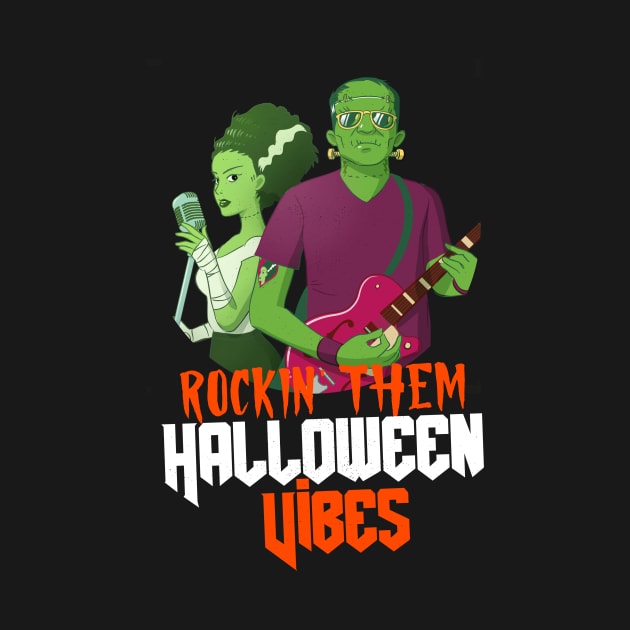 Rockin' Them Halloween Vibes by MCAL Tees