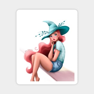 Summer Witch Magnet