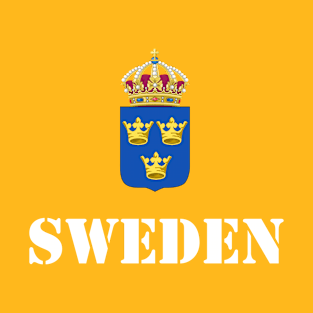 Sweden Flag Coat of Arms T-Shirt