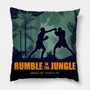 Rumble in the Jungle - Alternative Movie Poster Pillow