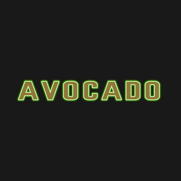 Avacado skin creamy avocados font by Captain-Jackson