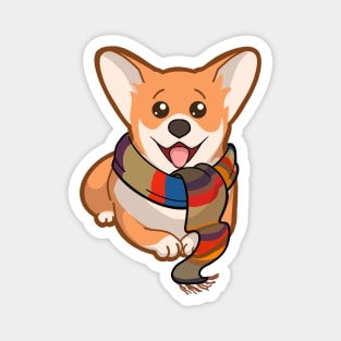 Corgi Who Geek Dog Meme Magnet