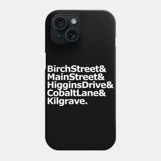 Birch St & Higgins Dr & Cobalt Ln & Kilgrave Phone Case