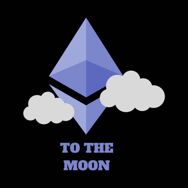 Ethereum to the moon - Crypto Apparel by Room Thirty Four