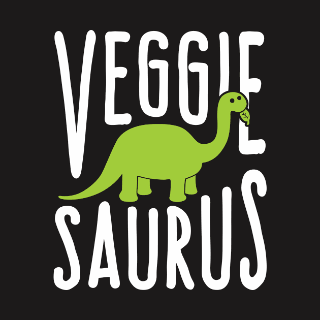 Dinosaur Vegetarian Shirt - Veggiesaurus by redbarron