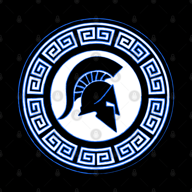 Spartan Helmet and Shield by Scar