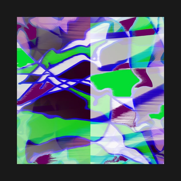 Purple, green and white II by TiiaVissak