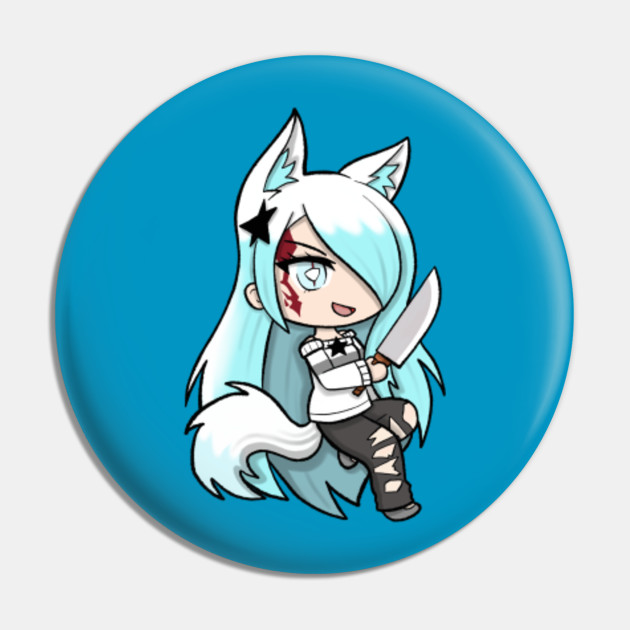 Gacha White Alpha Gacha Pin Teepublic