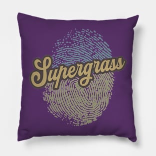 Supergrass Fingerprint Pillow