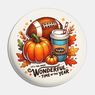 It's The Most Wonderful Time Of The Year Fall Pin
