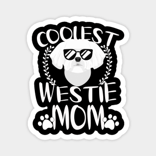 Glasses Coolest Westie Dog Mom Magnet