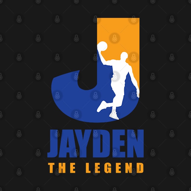 Jayden Player Basketball Your Name The Legend by Baseball Your Name