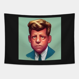 John. F. Kennedy | Comics style Tapestry