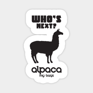 Alpaca my bags Magnet