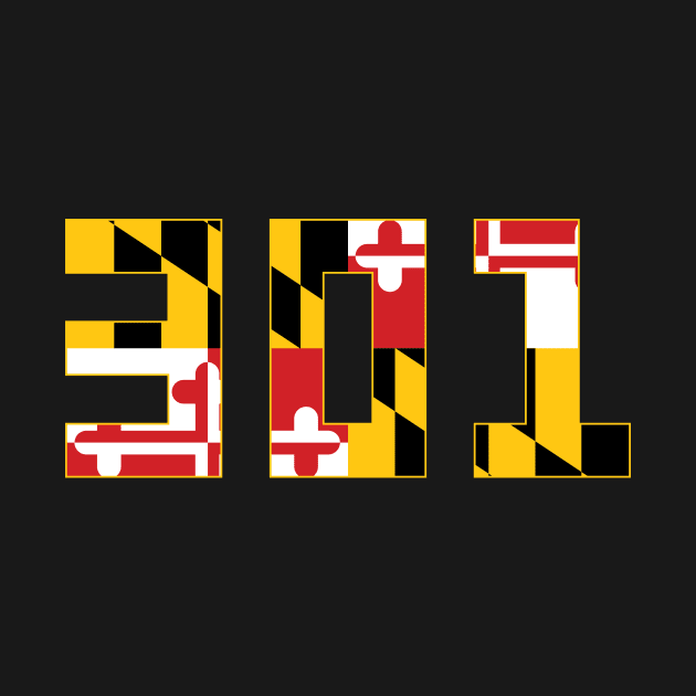 301 Maryland Flag by polliadesign