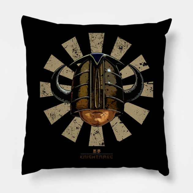 Knightmare Retro Japanese Pillow by Nova5