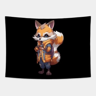 Raccoon Anime Tapestry