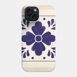 Mexican Talavera Flower by Akbaly Phone Case